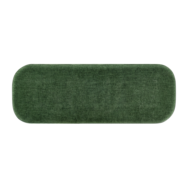 New Pacific Direct Clinton Chenille Storage Bench in Seneca Green