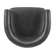 NPD Furniture Kaiden KD Faux Leather Counter Stool in Cano Black (Set of 2)