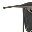 NPD Furniture Kaiden KD Faux Leather Counter Stool in Cano Black (Set of 2)