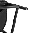 NPD Furniture Keanu Boucle Counter Stool Black Legs in Stanton Black