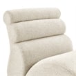 NPD Furniture Lucius Boucle Accent Chair in Milford Beige