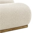 NPD Furniture Lucius Boucle Accent Chair in Milford Beige