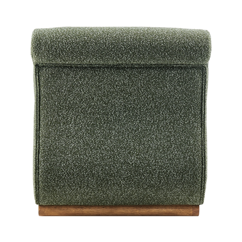 NPD Furniture Lucius Boucle Accent Chair in Milford Green