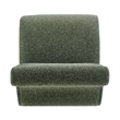 NPD Furniture Lucius Boucle Accent Chair in Milford Green