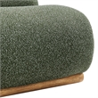NPD Furniture Lucius Boucle Accent Chair in Milford Green