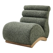 NPD Furniture Lucius Boucle Accent Chair in Milford Green