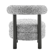 NPD Furniture Esther Boucle Accent Chair in Speckled White