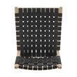 NPD Furniture Marco Faux Leather Counter Stool Drift Wood Frame in Black