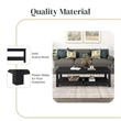 NPD Furniture Tiburon KD Coffee Table in Alto Black