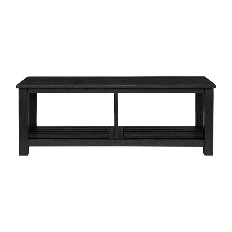 NPD Furniture Tiburon KD TV Bench in Alto Black