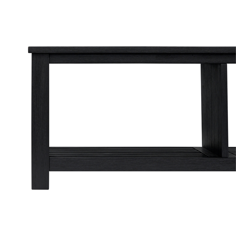 NPD Furniture Tiburon KD TV Bench in Alto Black