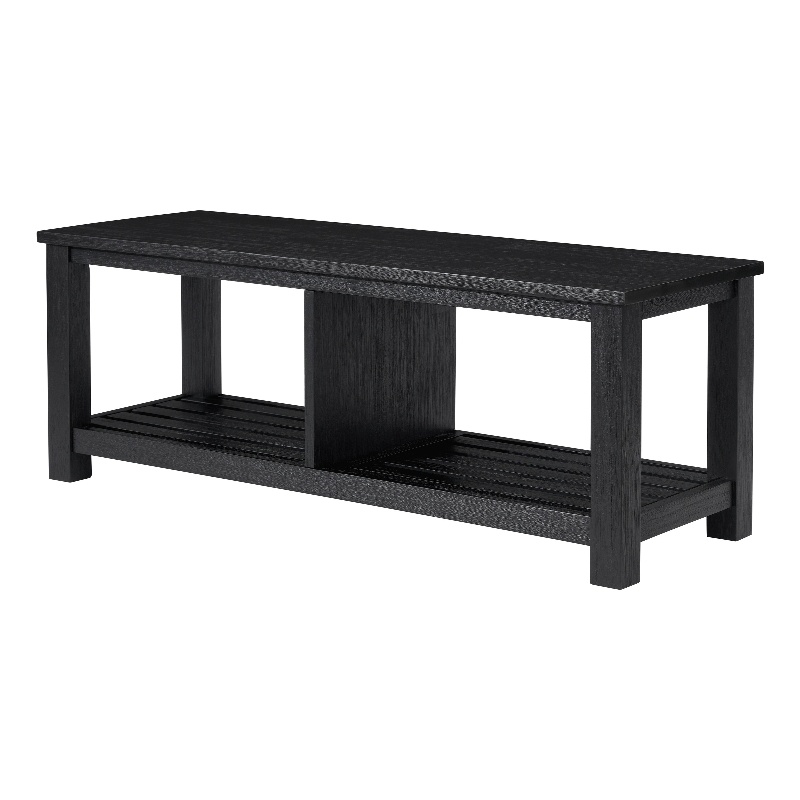 NPD Furniture Tiburon KD TV Bench in Alto Black