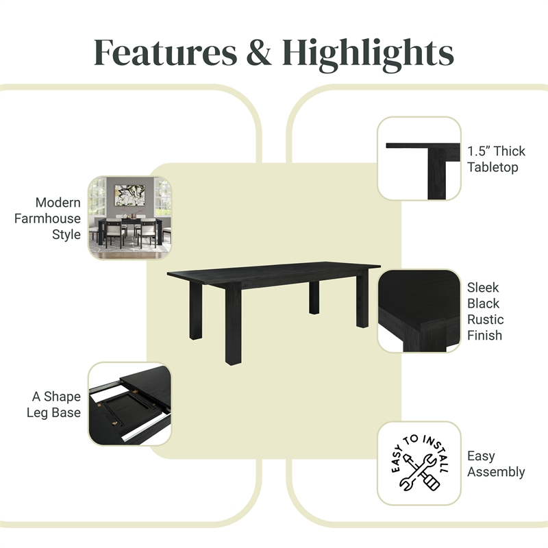NPD Furniture Bedford KD Butterfly Dining Table w/ 20