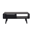 NPD Furniture Wilson Slat Coffee Table in Black
