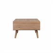 NPD Furniture Wilson Slat Coffee Table in Terra Oak