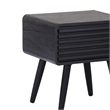 NPD Furniture Wilson Slat Side/End Table in Black