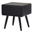 NPD Furniture Wilson Slat Side/End Table in Black