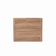 NPD Furniture Wilson Slat Side/End Table in Terra Oak