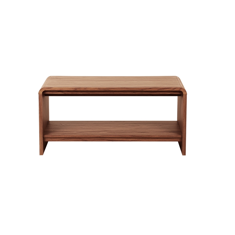 NPD Furniture Delmare Coffee Table in Walnut