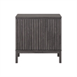 NPD Furniture Oakenvale Cabinet 2 Doors in Charred Black
