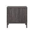 NPD Furniture Oakenvale Cabinet 2 Doors in Charred Black