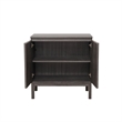 NPD Furniture Oakenvale Cabinet 2 Doors in Charred Black