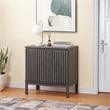 NPD Furniture Oakenvale Cabinet 2 Doors in Charred Black