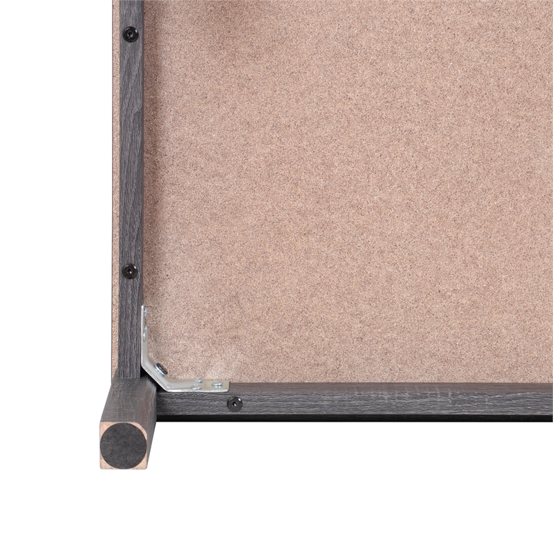 New Pacific Direct Oakenvale Cabinet 2 Doors in Charred Black