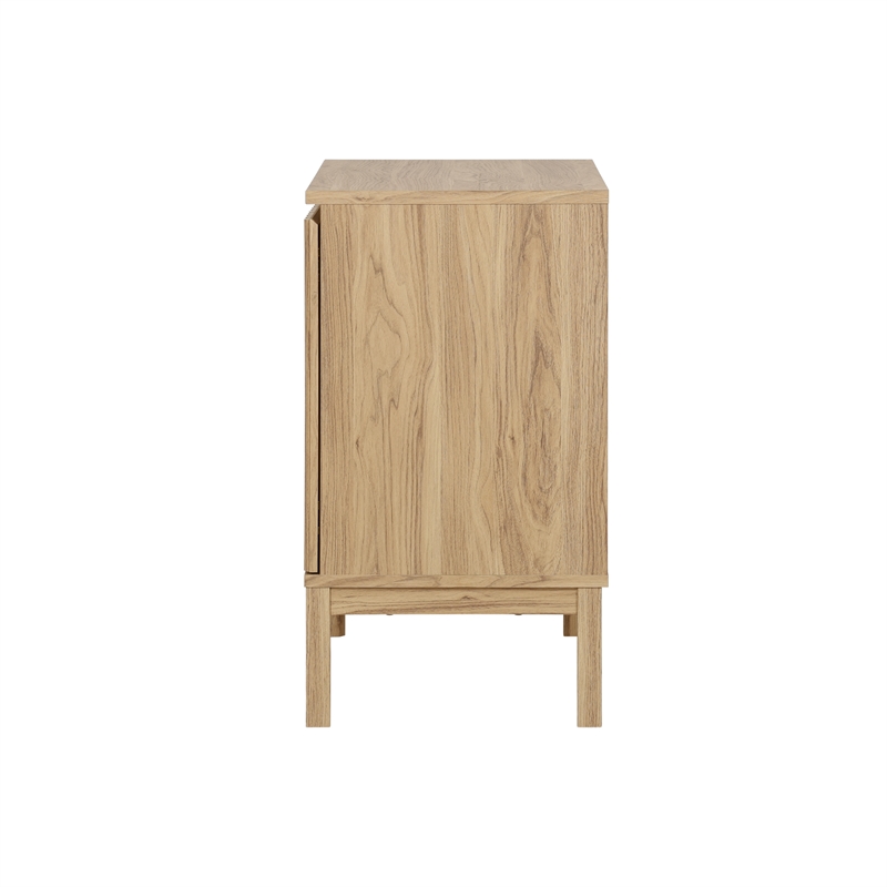 New Pacific Direct Oakenvale Cabinet 2 Doors in Terra Oak