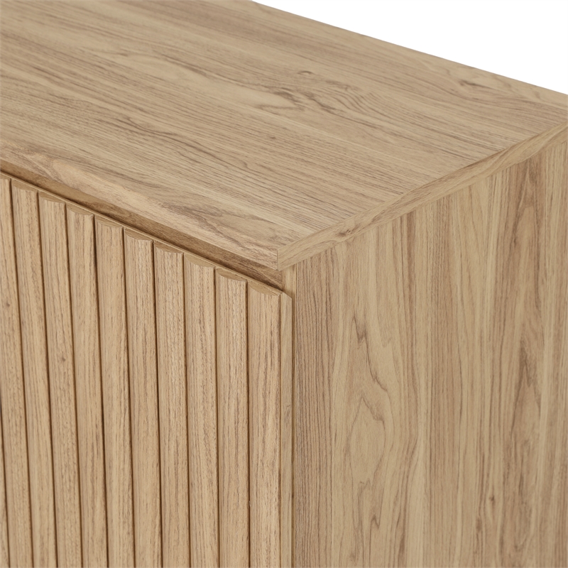 New Pacific Direct Oakenvale Cabinet 2 Doors in Terra Oak