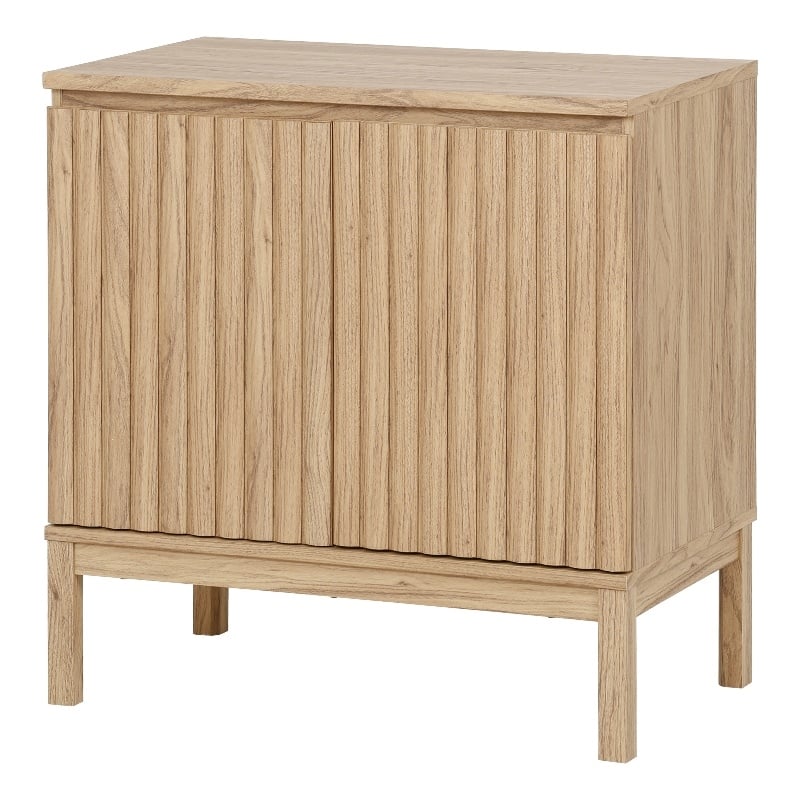 New Pacific Direct Oakenvale Cabinet 2 Doors in Terra Oak