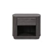 NPD Furniture Wimberly Nightstand/Side Table in Charred Black