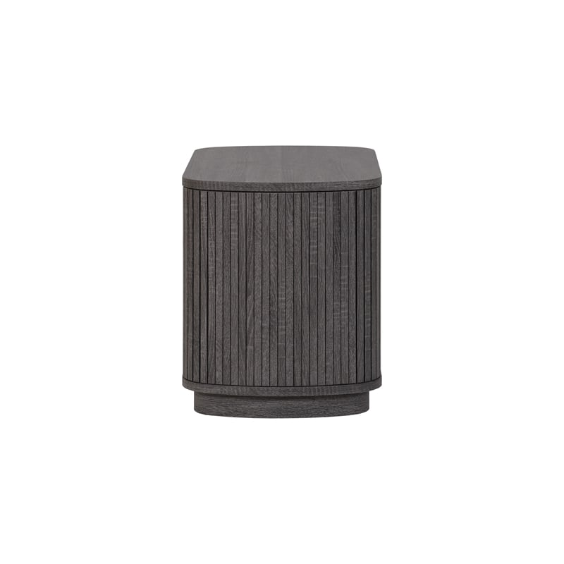 NPD Furniture Wimberly Nightstand/Side Table in Charred Black