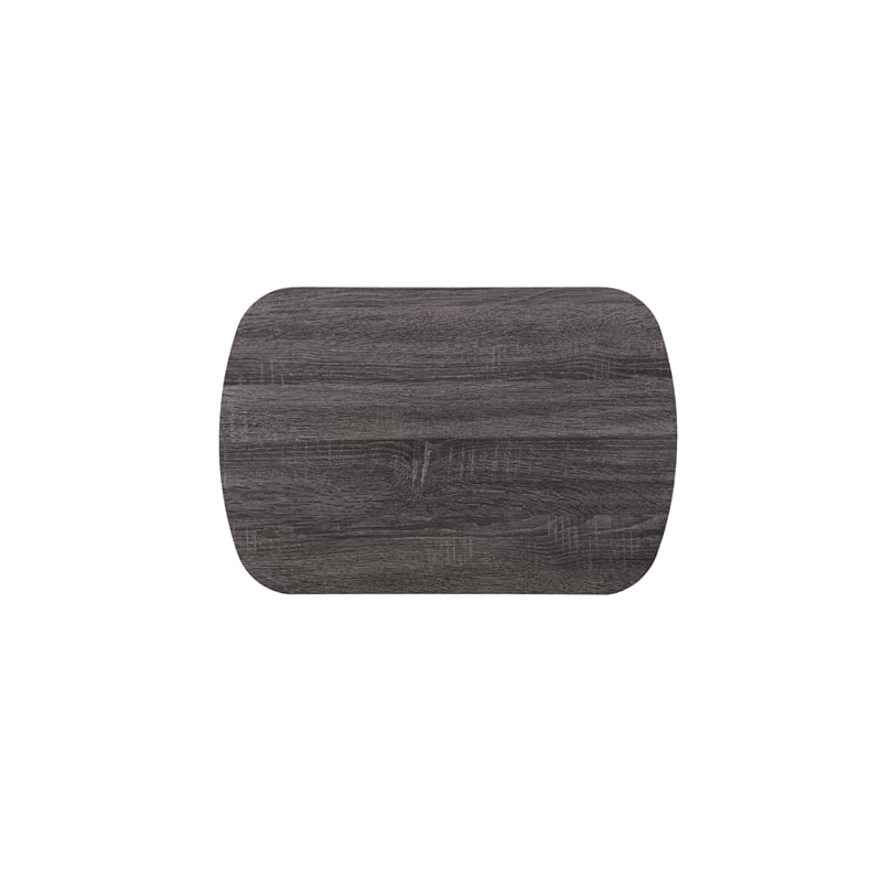 NPD Furniture Wimberly Nightstand/Side Table in Charred Black