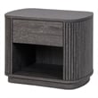 NPD Furniture Wimberly Nightstand/Side Table in Charred Black