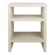 NPD Furniture Layne Nightstand/Side Table in Whitewash