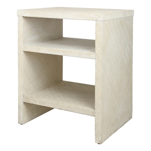 New Pacific Direct Layne Nightstand/Side Table in Whitewash