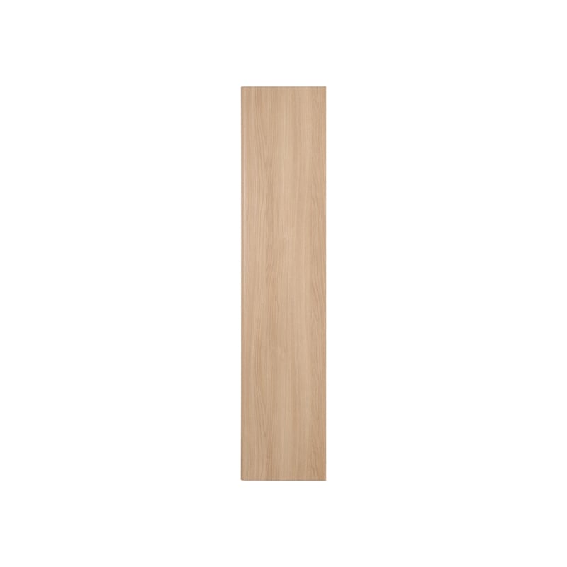 NPD Furniture Fortville KD Bookshelf 2 Doors in Light Oak