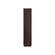 NPD Furniture Dreighton KD Bookcase 2 Drawers in Coffee Brown