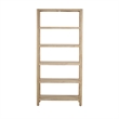 NPD Furniture Trevin KD 5-Tier Bookcase in Weathered Sand