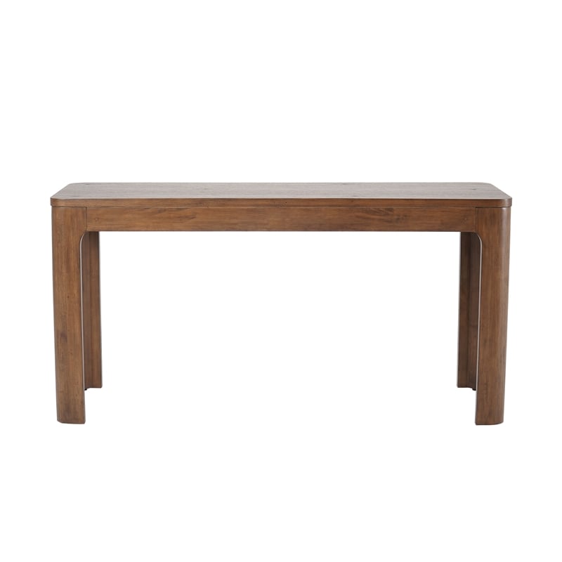 New Pacific Direct Trevin KD Desk 2 Drawers in Walnut
