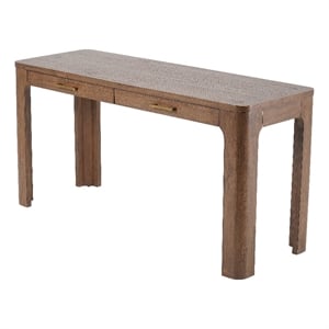 New Pacific Direct Trevin KD Desk 2 Drawers in Walnut