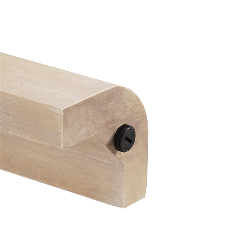 New Pacific Direct Trevin KD Small Desk 1 Drawer in Weathered Sand