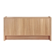 NPD Furniture Fortville KD Dresser 6 Drawers in Light Oak