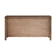 NPD Furniture Bloomfield Dresser 6 Drawers in Dark Walnut