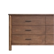 NPD Furniture Bloomfield Dresser 6 Drawers in Dark Walnut