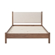 NPD Furniture Bloomfield KD Queen Bed Set in Dark Walnut
