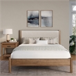 NPD Furniture Bloomfield KD Queen Bed Set in Dark Walnut