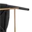 NPD Furniture Verna Boucle Counter Stool Black Frame in Palladian Beige