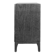 NPD Furniture Margie KD Cabinet 2 Doors in Brushstroke Black